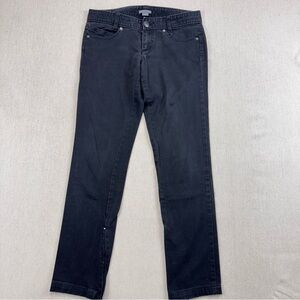 AX Armani Exchange Womens Skinny Jeans Dark Wash Ankle Zip Stretch Denim Sz 6